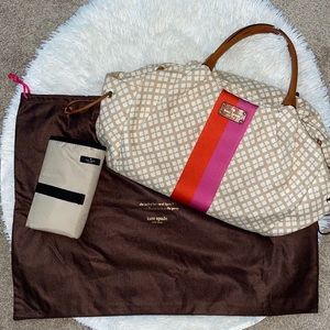 Kate Spade Stevie canvas diaper bag